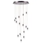 757161 Люстра CONE LED 80W 4480LM КОФЕЙНЫЙ/БЕЛЫЙ/ПРОЗРАЧНЫЙ 3000K Lightstar