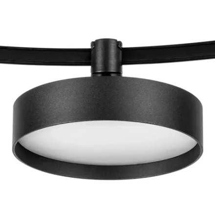 207537 Светильник 48V д/1-фазн трека DUE LED 20W 1070LM 100G ЧЕРНЫЙ 3000K IP20
