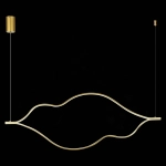 SL6106.203.45 Светильник подвесной ST-Luce Золотистый/Белый LED 1*45W 4000K