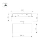Светильник MAG-ORIENT-RONDO-R120-15W Day4000-MIX (WH, 110 deg, 48V, TUYA Zigbee) (Arlight, IP20 Металл, 5 лет)