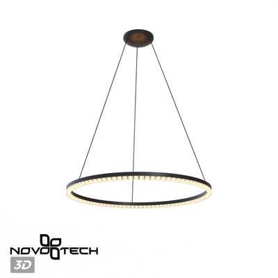 359711 LEDO NT25 332 черный Светильник подвесной диммир. со сменой цв.темпер. (пульт ДУ/прилож. Smart Life) IP20 LED 70W 220-240V 1800-4000К MONILE