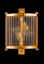 Бра Crystal Lux TADEO AP2 GOLD/TRANSPARENTE 3031/402