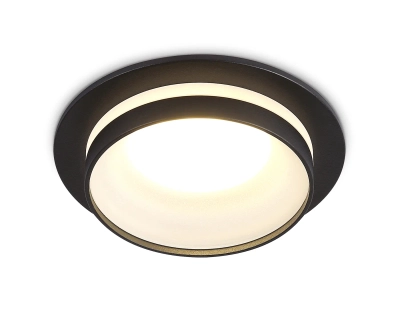 Светильник встраиваемый TN30708 BK черный GU5.3 D92*36