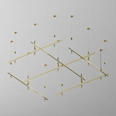 Шинопровод 2 м Flarity латунь, TRX154-112BS. TM Maytoni