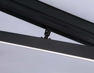 Светильник светодиодный трековый для шинопровода Magnetic GL4201 BK черный IP20 12W 4200K 48V 605*22*45