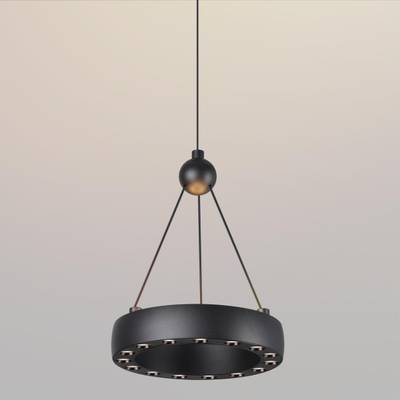 359396 OVER NT24 000 черный Светильник подвесной светодиодный, длина провода 2м IP20 LED 12W вниз/5W вверх 220V 1360Лм 3000K TURN