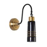 8361/1W MODERNI золото/черный металл/керамика Бра E27 60W 220V LILO