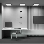 Потолочный светильник Зон / Zon 45 Вт 3000 К 120°, C032CL-45W3K-SQ-B. TM Maytoni