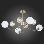 SLE220922-08 Люстра потолочная Золотистый/Белый, Янтарный G9 8*5W