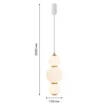 Подвес Kiran 4613-1P, LED*7W, 910LM, 3000K. ТМ F-Promo