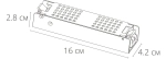 Блок питания 48V 100W для магнитной трековой системы ARTE LAMP LINEA A482205