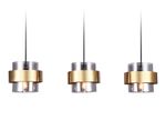 Подвесной светильник со сменной лампой TR3652/3 GD/SM золото/дымчатый E27/3 max 40W 820*180*700