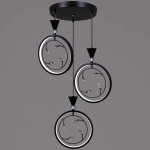 05476-0.9-03 BK светильник потолочный Reluce, LED