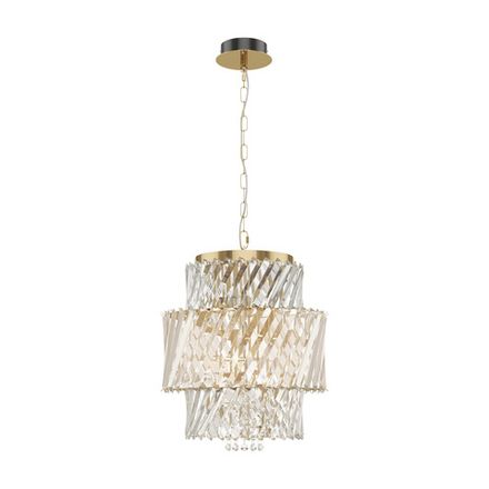 SL6138.303.04 Светильник подвесной ST-Luce латунь/прозрачный E14 4*40W