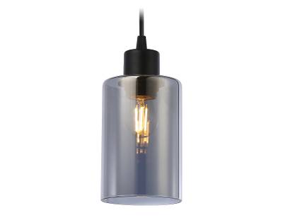 Подвесной светильник в стиле лофт TR3695 BK/SM черный/дымчатый E27 max 40W D100*1000
