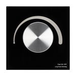 Панель SMART-P91-DIM-G-SUF Black (230V, Rotary, 2.4G) (Arlight, IP20 Пластик, 5 лет)