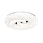 7675/DL PALE SN 151 Светильник пластик/белый/серебристый LED 48Вт 3000-6000К D380 IP43 пульт ДУ AGAP