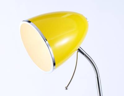 Светильник напольный с выключателем на проводе TR97688 YL желтый E27 max 40W D150*1540