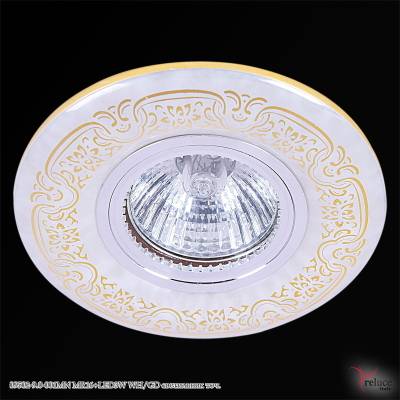 09502-9.0-001MN MR16+LED3W WH/GD светильник точ.