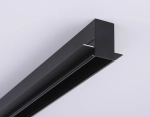 Шинопровод встраиваемый под ГКЛ 12,6мм Magnetic 220V GL1012 BK черный IP20 3000*62.5*56 (заглушки в комплекте)