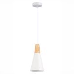 SLE125153-01 Подвес Белый/Белый, Светлое дерево E14 1*40W