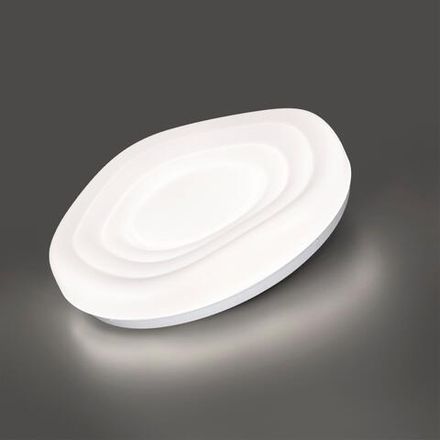 7679/DL PALE SN 153 Светильник пластик/белый LED 48Вт 3000-6000К D380 IP43 пульт ДУ FASS