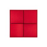 INTELLIGENT ARLIGHT Кнопочная панель KNX-304-23-IN Rose Red (BUS, Frame) (IARL, IP20 Металл, 2 года)