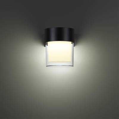 359297 STREET NT24 000 черный Светильник ландшафтный настенный IP65 LED 5W 4000K 175-265V OPAL