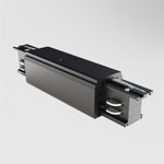 Коннектор прямой Trinity черный, TRA005C-31B. TM Maytoni