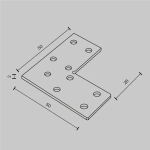 Соединитель угловой для накладного шинопровода Exility, TRA034CL-21. TM Maytoni