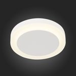 ST104.542.06 Светильник потолочный Белый LED 1*6W 4000K 468Lm Ra&gt;80 120° IP20 D110xH20 170-240V