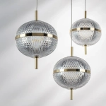 738023 Люстра ACRILE 7W LED 793LM 120G ЗОЛОТО 3000K