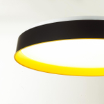 7711/EL COLOR SN 157 Светильник пластик/желтый LED 70Вт 3000-6000К D510 IP43 пульт ДУ TUNA YELLOW