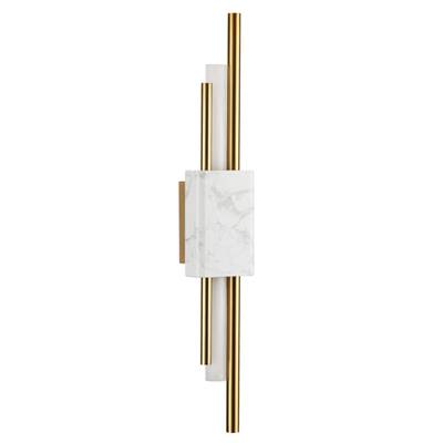 4359/10WL MIDCENT ODL23 221 белый мрамор/золотистый металл Настенный светильник IP20 LED 10W 655Лм 3000K MARMI