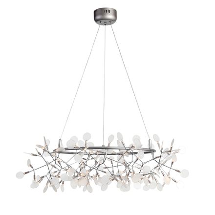SL379.103.135 Люстра подвесная ST-Luce Серебристый/Белый LED 135*0,3W 3500K