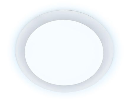 Ультратонкий светильник DLR 7W 6400K 185-250V (70W) (D120mm/A102mm)