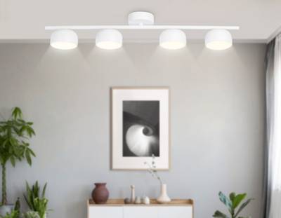 Светильник накладной TN71027/4 WH белый GX53/4 max 12W 600*80*140