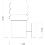 Уличный настенный светильник Arte Lamp PORTICA A8381AL-1SS, 1хE27