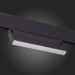 ST363.436.12 Магнитный трековый светильник Черный LED 1*12W 3000K 720Lm Ra&gt;80 120 IP20 L219xW22xH108 48V