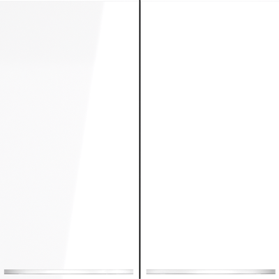 VLS020201 Выключатель встраиваемый VOLTUM S70 двухклавишный с подсветкой 10А, (белый глянцевый) (ТМ Maytoni)