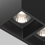 Потолочный светильник Alfa LED 4000K 2x12W 45°, C065CL-02-L12W4K-B. TM Maytoni