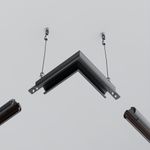Коннектор угловой для круглого низкопрофильного шинопровода Exility, TRAM034CL-R-41B. TM Maytoni