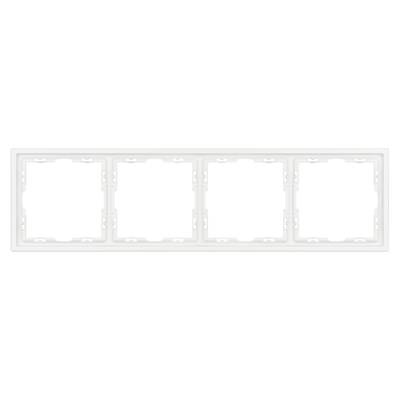 Рамка пластиковая FRM-NOBE-SFPL-4-WH (Arlight, -)