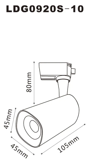 Трековый светильник Arte Lamp BARUT A4561PL-1WH, LED