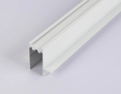 Шинопровод встраиваемый под ГКЛ 12,6мм Magnetic 220V GL1009 WH белый IP20 2000*62.5*56 (заглушки в комплекте)