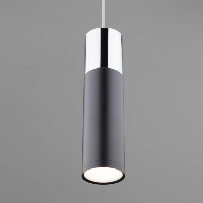 LED светильник подвесной в стиле лофт 50135/1 LED хром/черный, LED