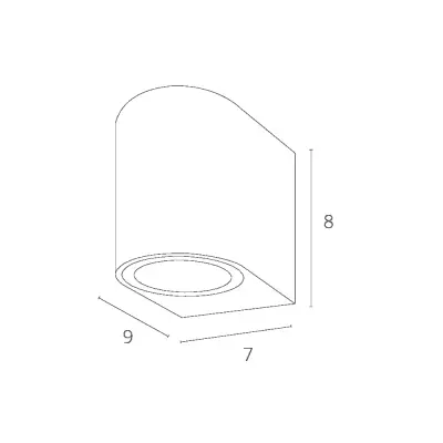 Фасадный светильник Arte Lamp COMPASS A3102AL-1BK, 1хGU10