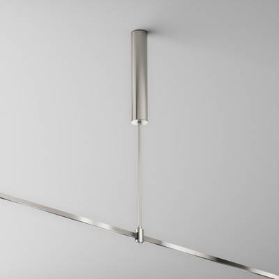 Основание потолочное Long 385мм для блока питания с вводом питания Flarity платина TRA159C-BB1-PT. TM Maytoni