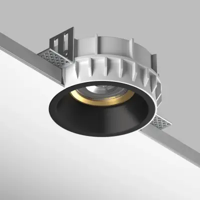 G214607GMOD Светильник DOMINO ROUND под LED модуль/лампу МR16 ЧЁРНЫЙ (214610+214607+214003)