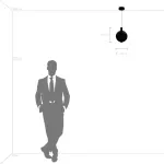 805405 Люстра COLORE LED 1х6W 320LM ЧЕРНЫЙ/СИНИЙ 3000K Lightstar